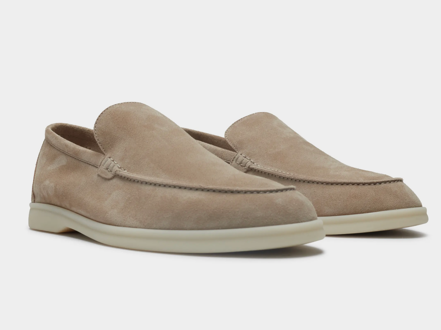 Loro Piana Loafers in light suede.