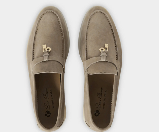 Loro Piana Loafer Suede Beige Corda