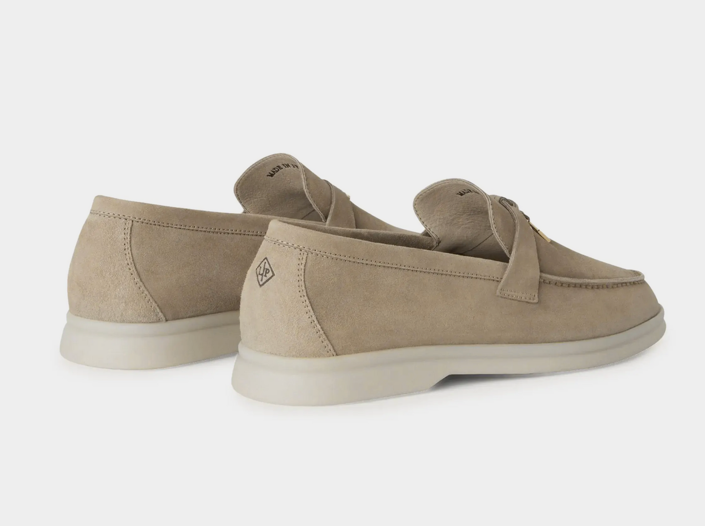 Loro Piana Loafer Suede Beige Corda