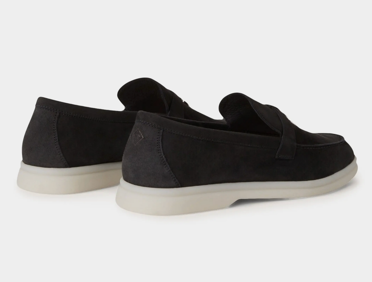 Loro Piana Suede Caviar Loafers