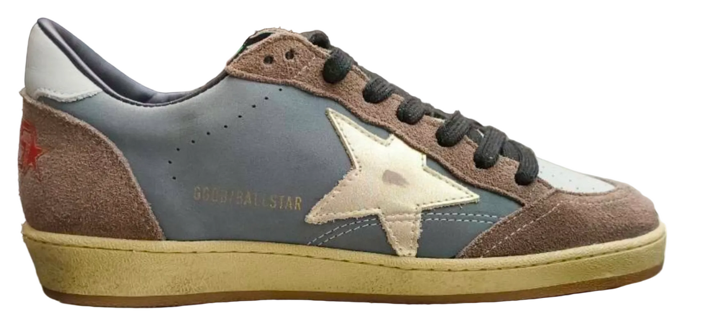 Golden Goose Ball Star Denim Blue Colour Sneakers