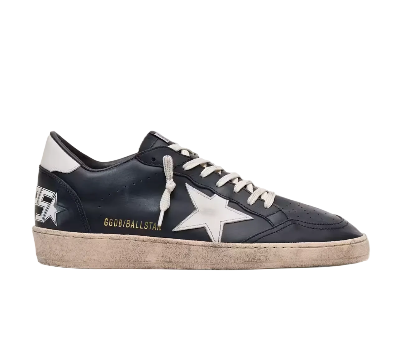 Golden Goose Ball Star sneakers in black leather