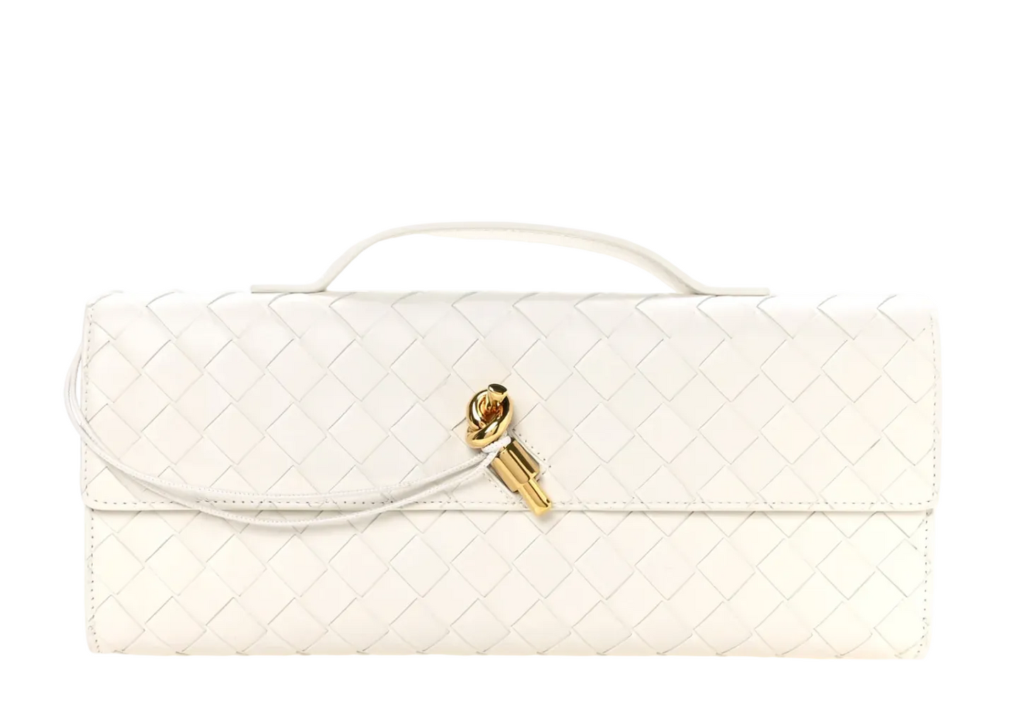Bottega Veneta Long Andiamo Top Handle Clutch