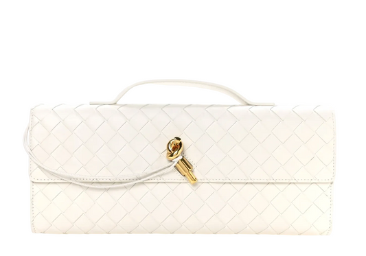 Bottega Veneta Long Andiamo Top Handle Clutch