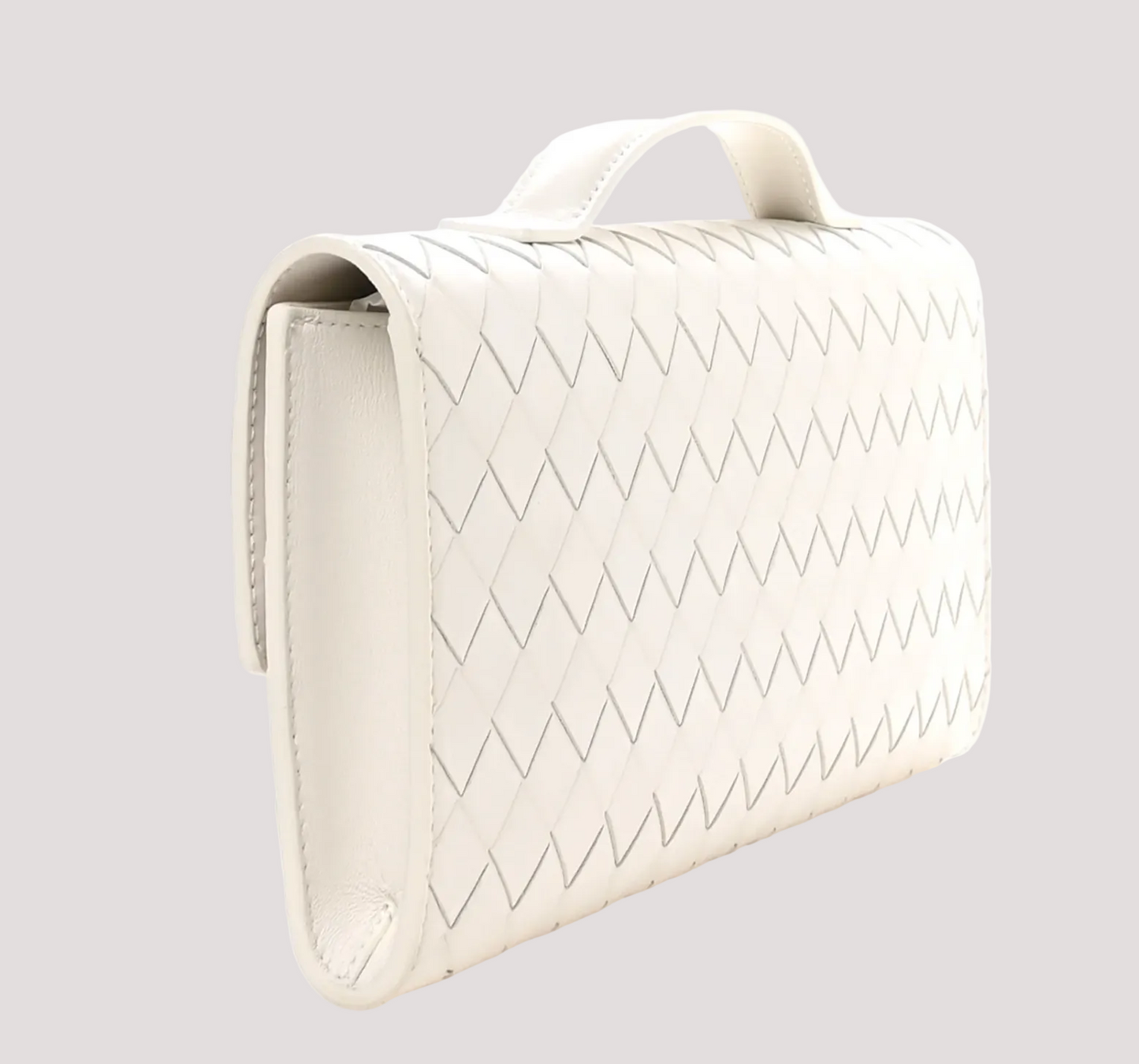 Bottega Veneta Long Andiamo Top Handle Clutch