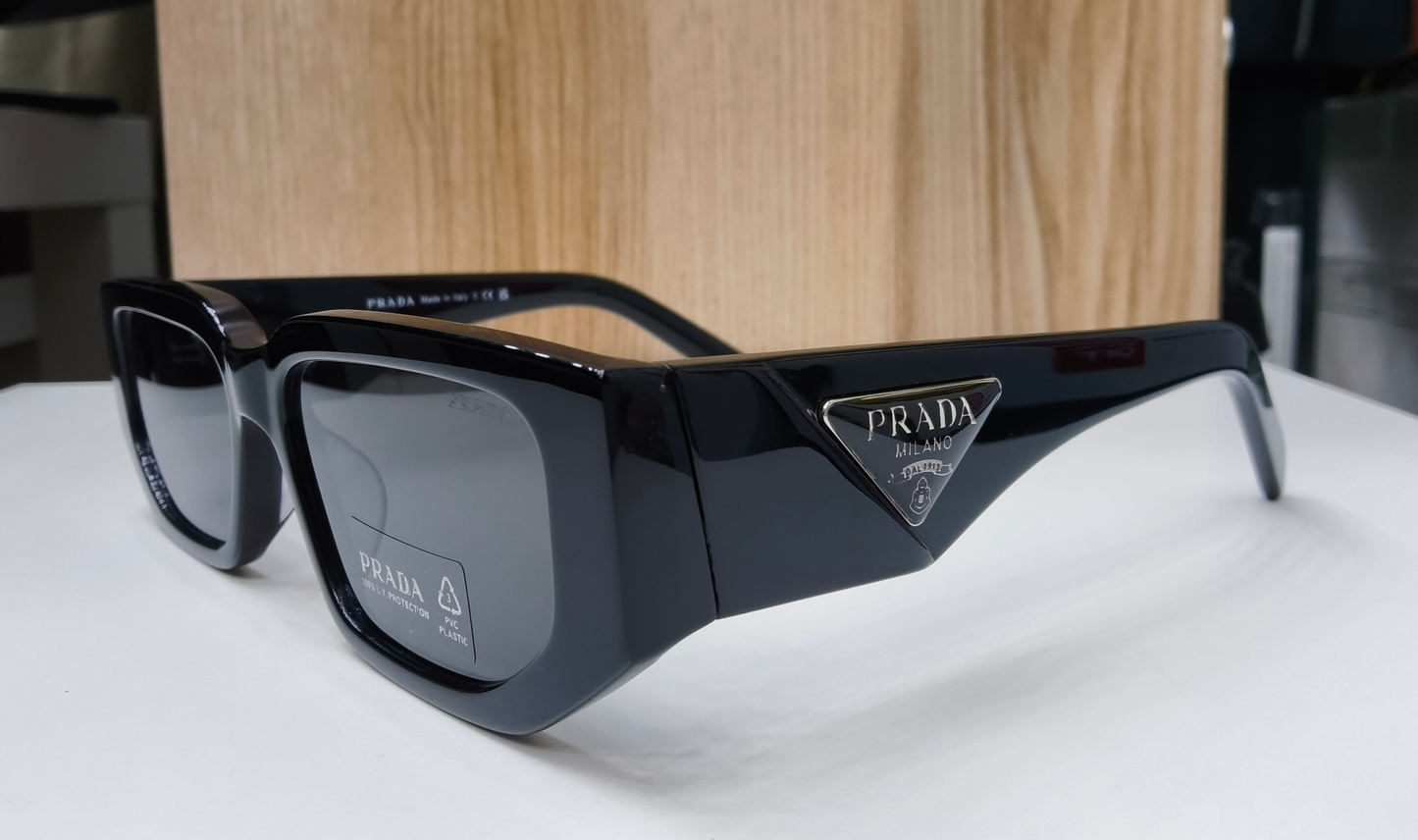 Prada Symbole Rectangle-Frame Sunglasses