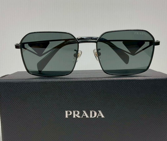 Prada PR A51S Metal Symbole Geometric Sunglasses
