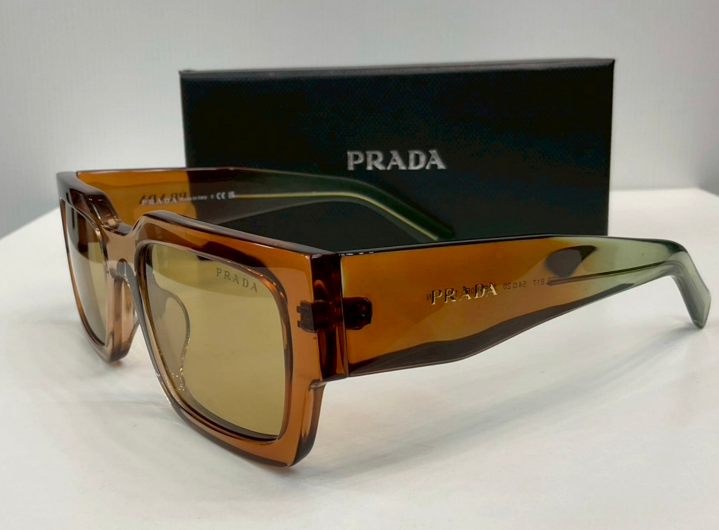 Prada Symbole PR B17S Rectangular Sunglasses
