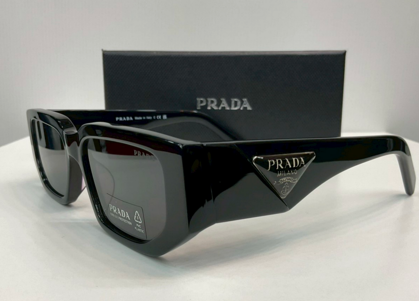 Prada Symbole Rectangle Sunglasses