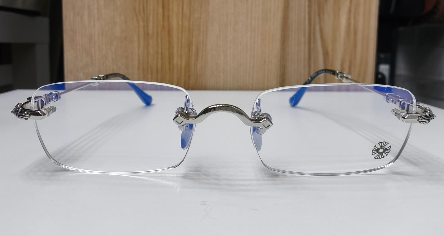 Chrome Hearts "Pills" luxury rimless eyeglasses