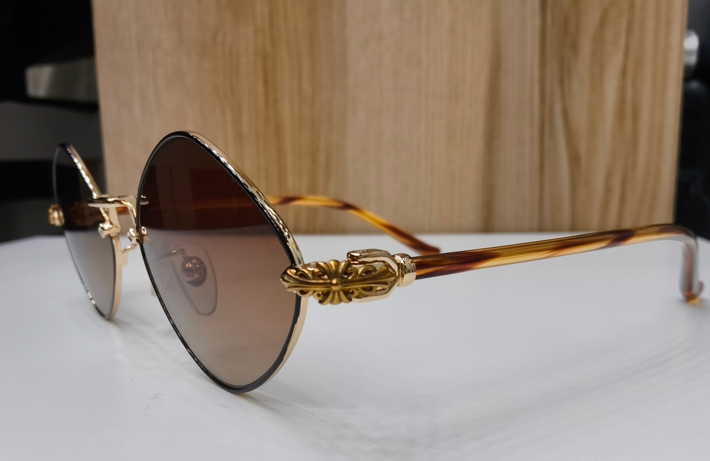 Chrome Hearts Diamond Dog Sunglasses