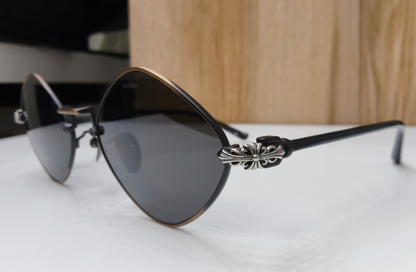 Chrome Hearts Diamond Dog Sunglasses