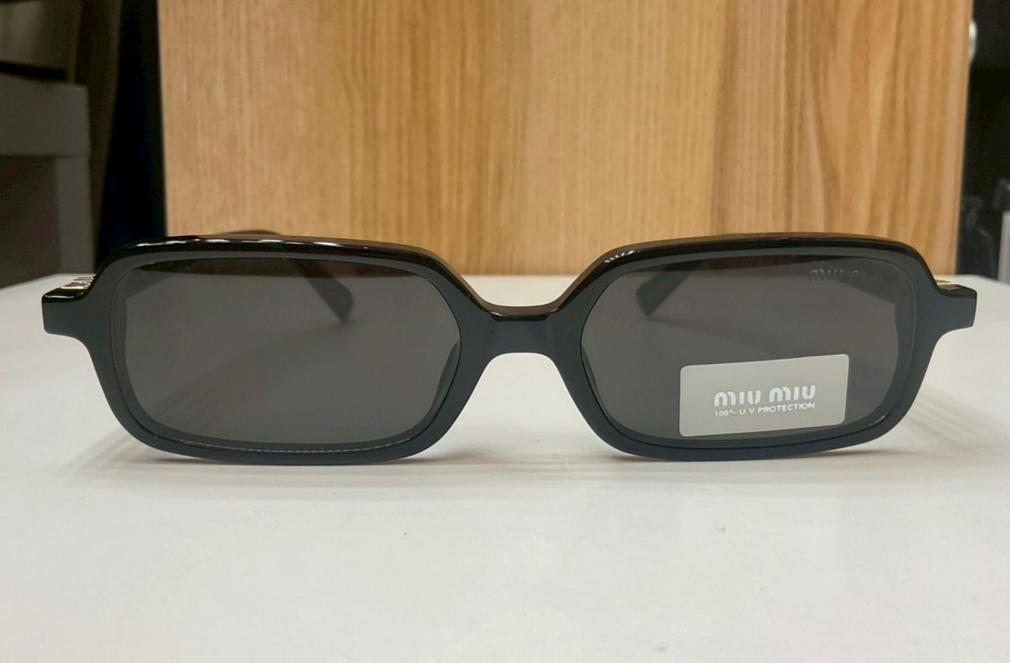 Miu Miu "Miu Regard" Rectangular Sunglasses