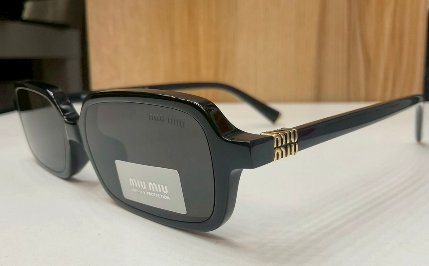 Miu Miu "Miu Regard" Rectangular Sunglasses