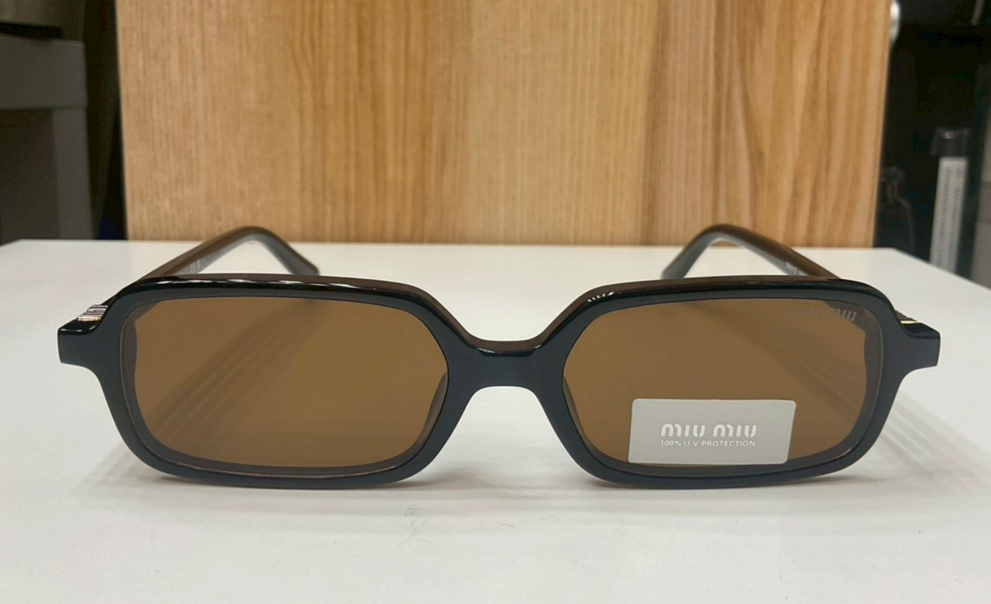 Miu Miu "Miu Regard" Rectangular Sunglasses