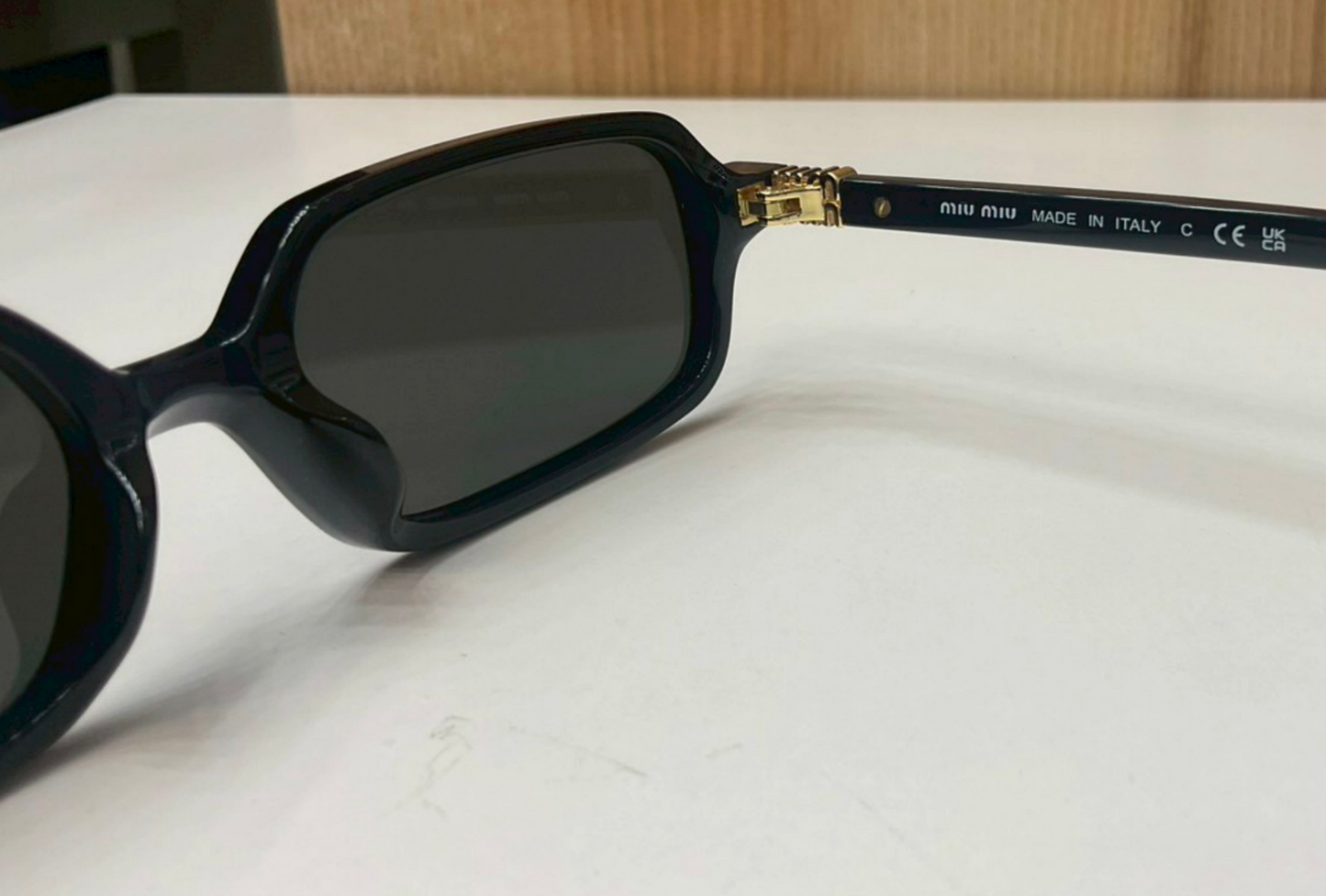 Miu Miu "Miu Regard" Rectangular Sunglasses