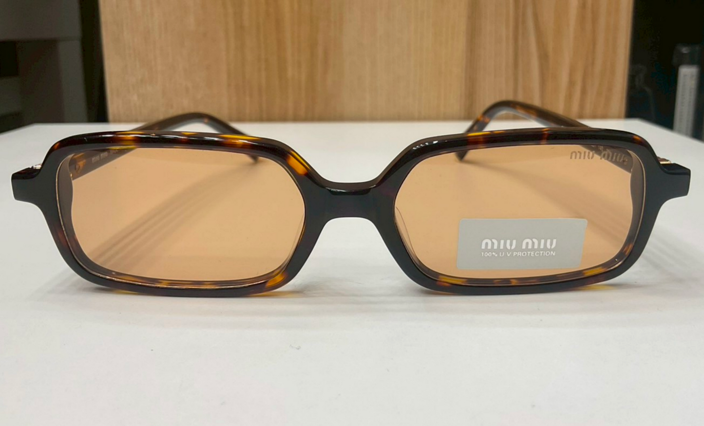 Miu Miu "Miu Regard" Rectangular Sunglasses
