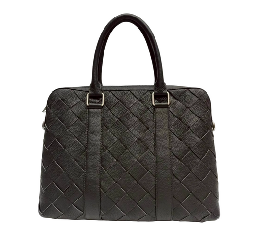 Bottega Slim Intrecciato Briefcase