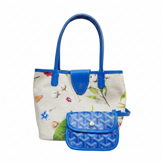 Goyard Saint Louis Iris Floral Tote Bag