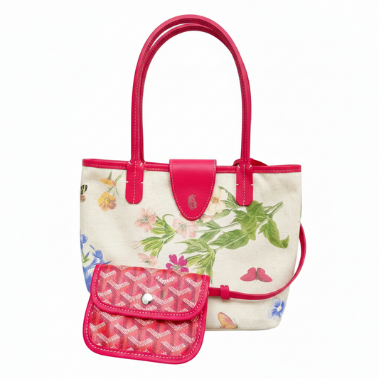 Goyard Saint Louis Iris Floral Tote Bag