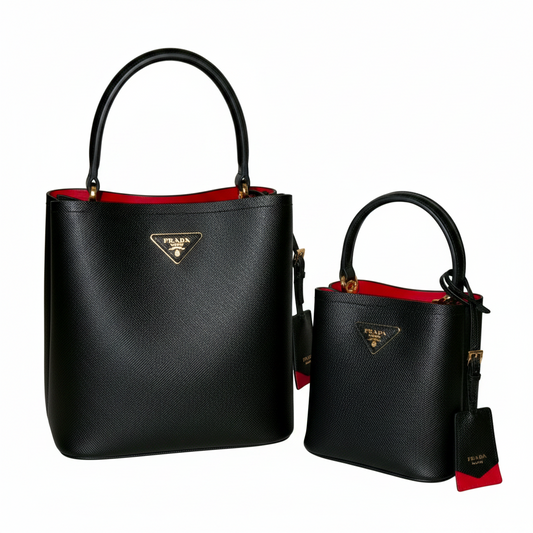 Prada Panier Mini Saffiano Leather Bag