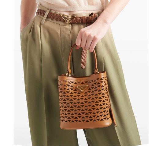 Prada Panier Leather Mini Bag