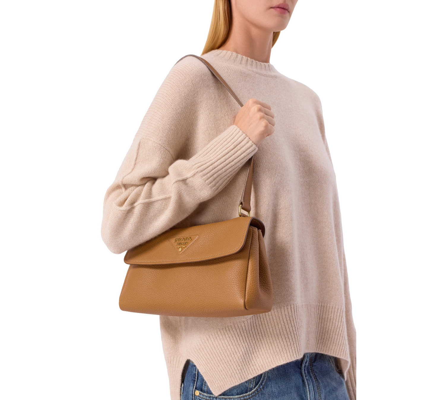 Prada Small Leather Shoulder Bag