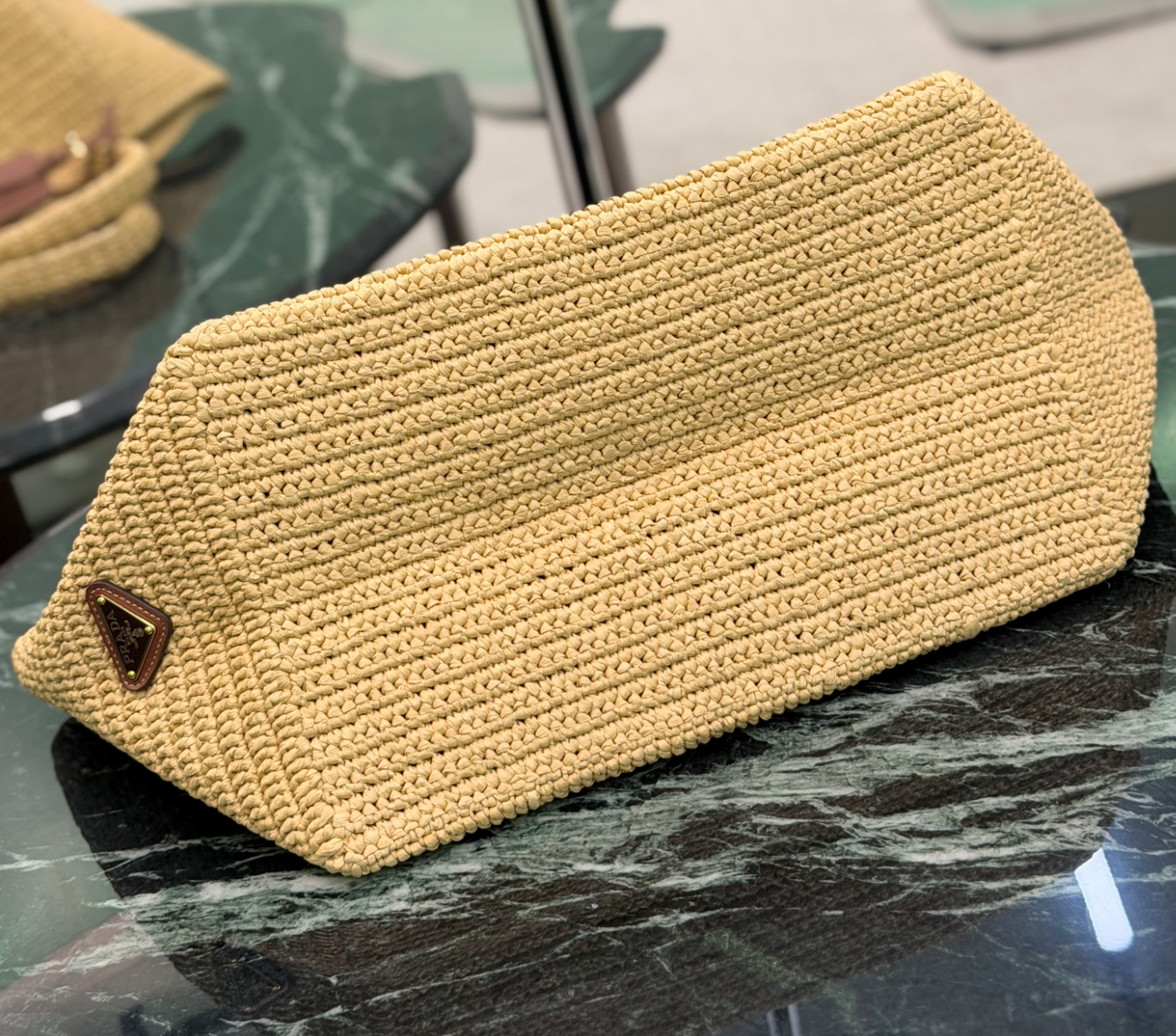 Prada Large Crochet Tote Bag