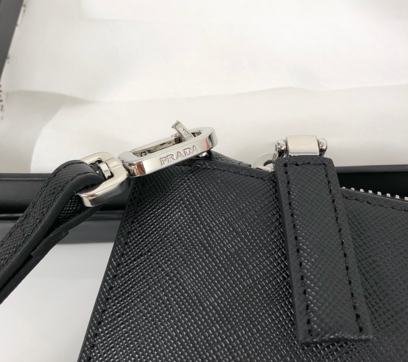 Saffiano Leather Pouch