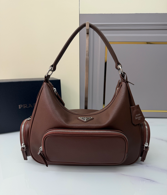 Prada Medium Washed Leather Bag