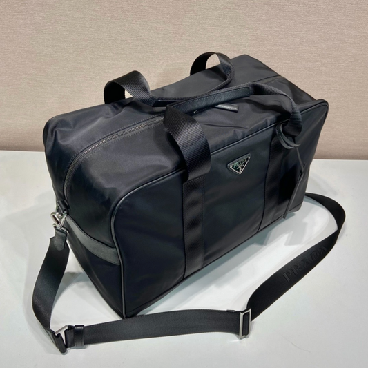 Prada Re-Nylon and Saffiano Leather Duffle Bag