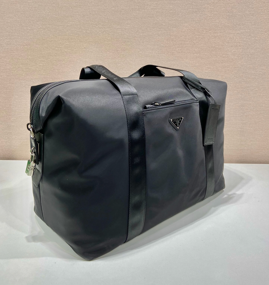 Prada Re-Nylon and Saffiano Leather Duffle Bag
