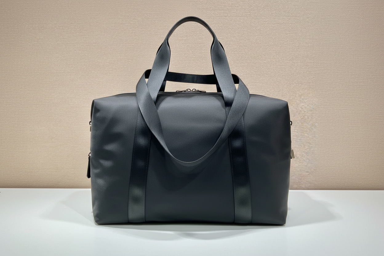 Prada Re-Nylon and Saffiano Leather Duffle Bag