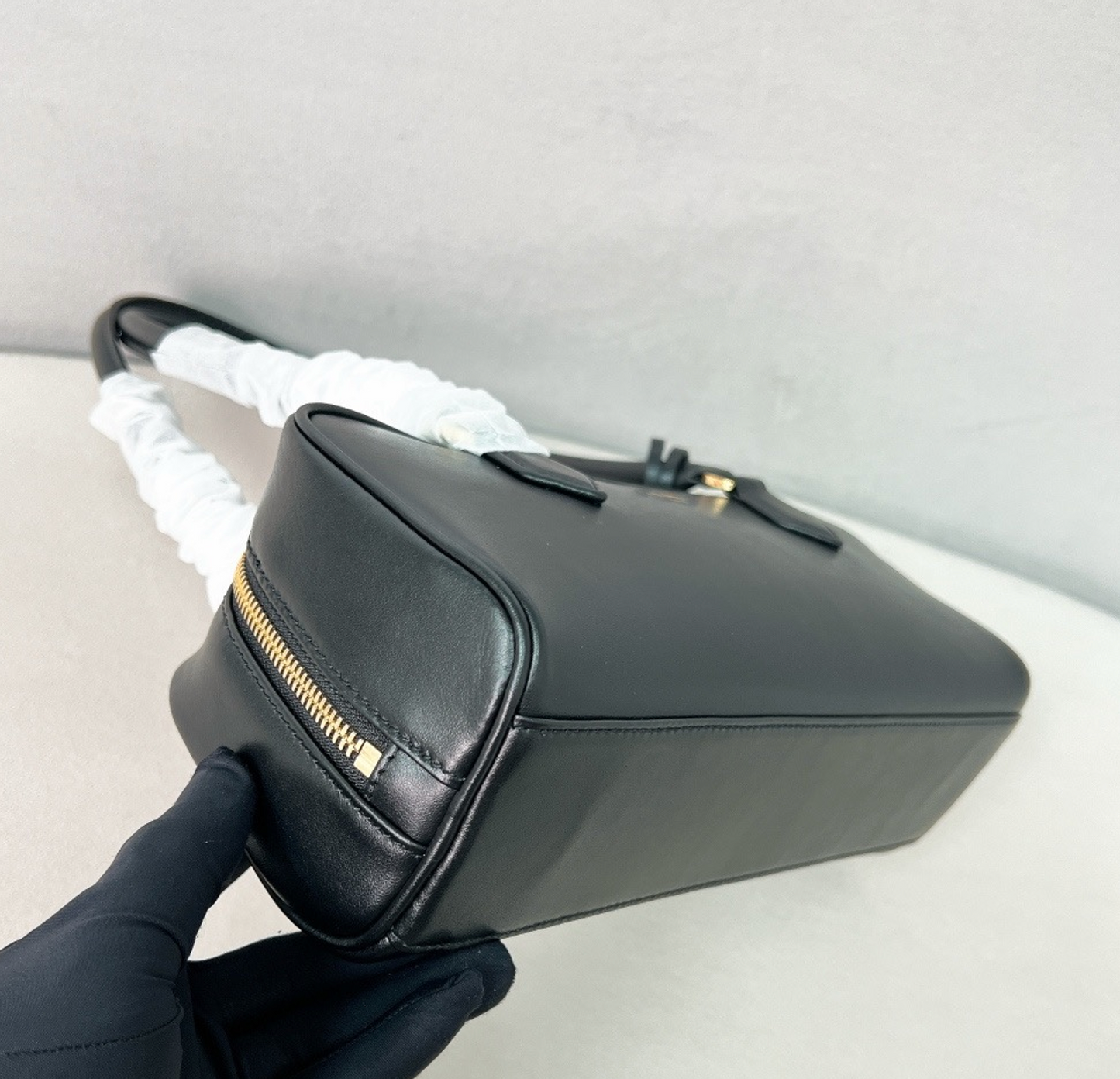 Prada Medium Leather Top-Handle Bag