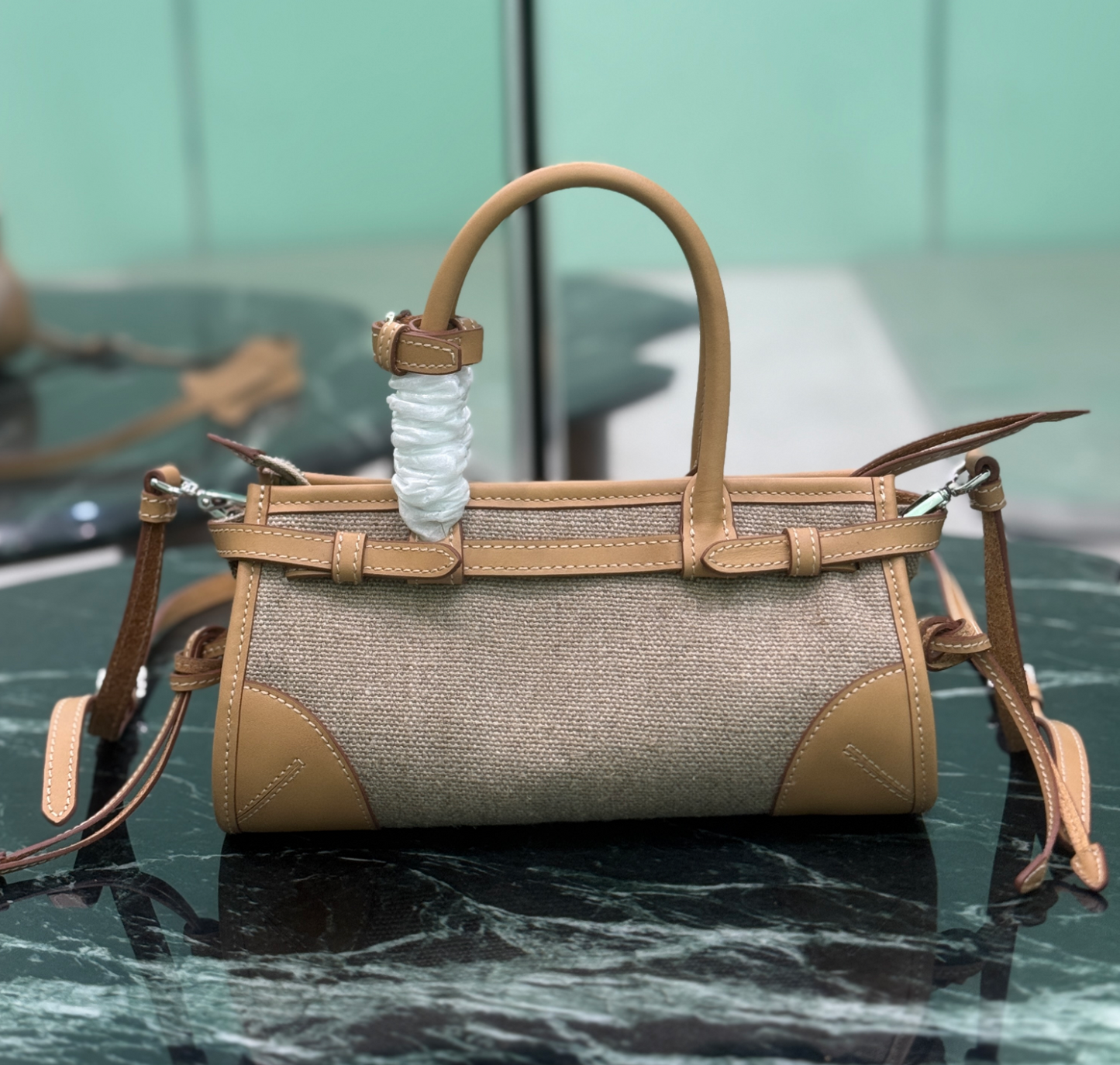Prada Bonnie Small Top-Handle Bag