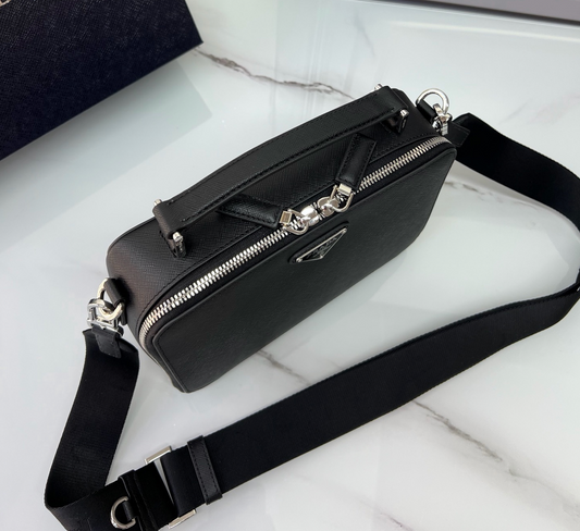 Prada Brique Saffiano Leather Bag