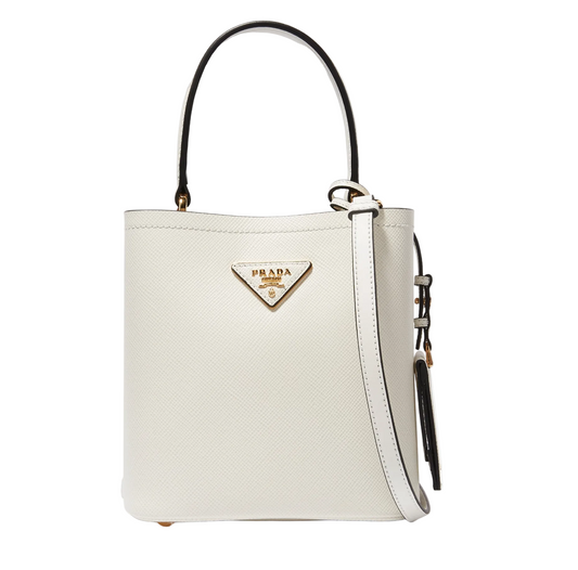 Prada Panier Medium Saffiano Leather Bag