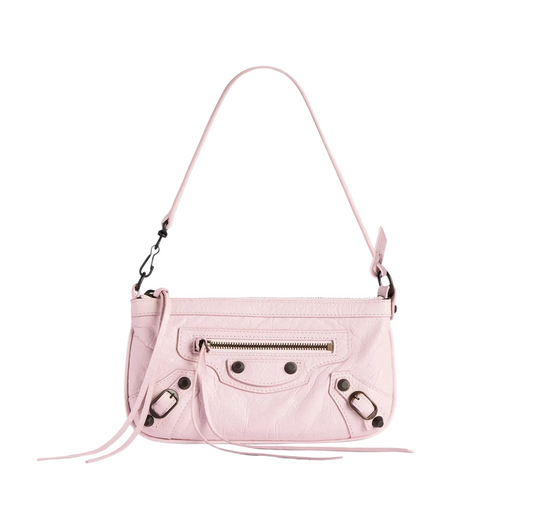 Pink Balenciaga Le City Pouch