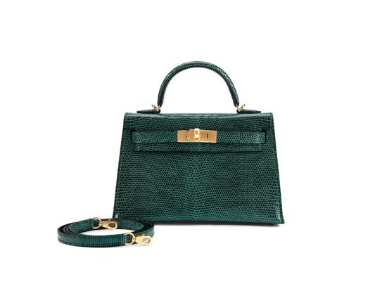 Hermès Mini Kelly II 20 in Vert Cypres