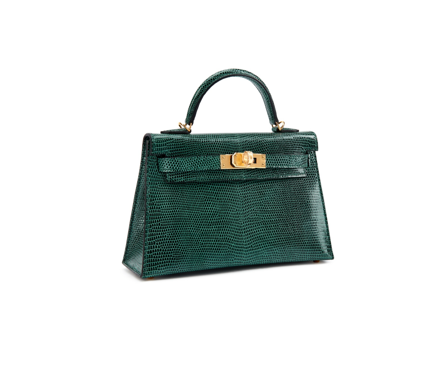 Hermès Mini Kelly II 20 in Vert Cypres