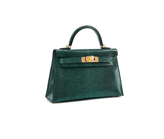 Hermès Mini Kelly II 20 in Vert Cypres
