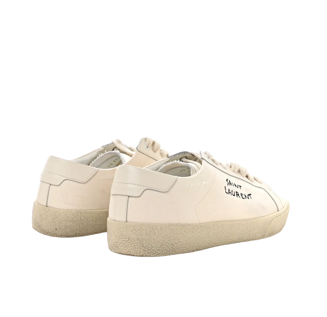 Saint Laurent Court Classic SL/06 Embroidered Sneakers
