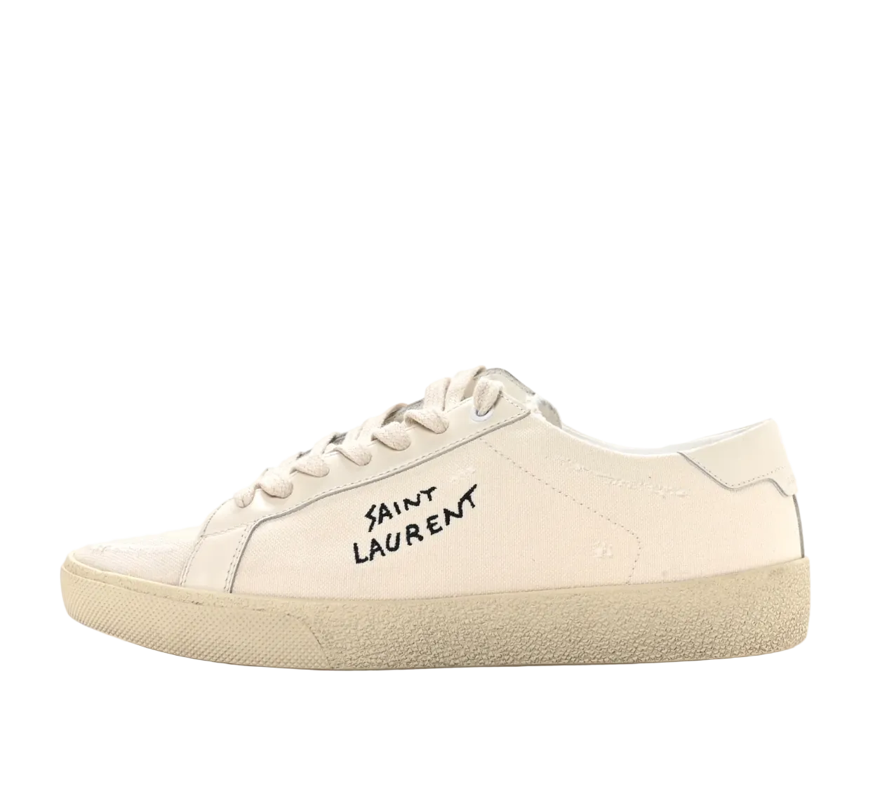 Saint Laurent Court Classic SL/06 Embroidered Sneakers