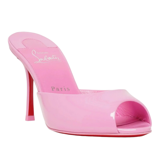 Christian Louboutin "Me Dolly" Patent Sandal Mule.