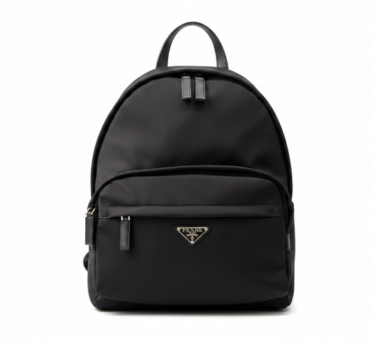 Prada nylon and Saffiano leather backpack