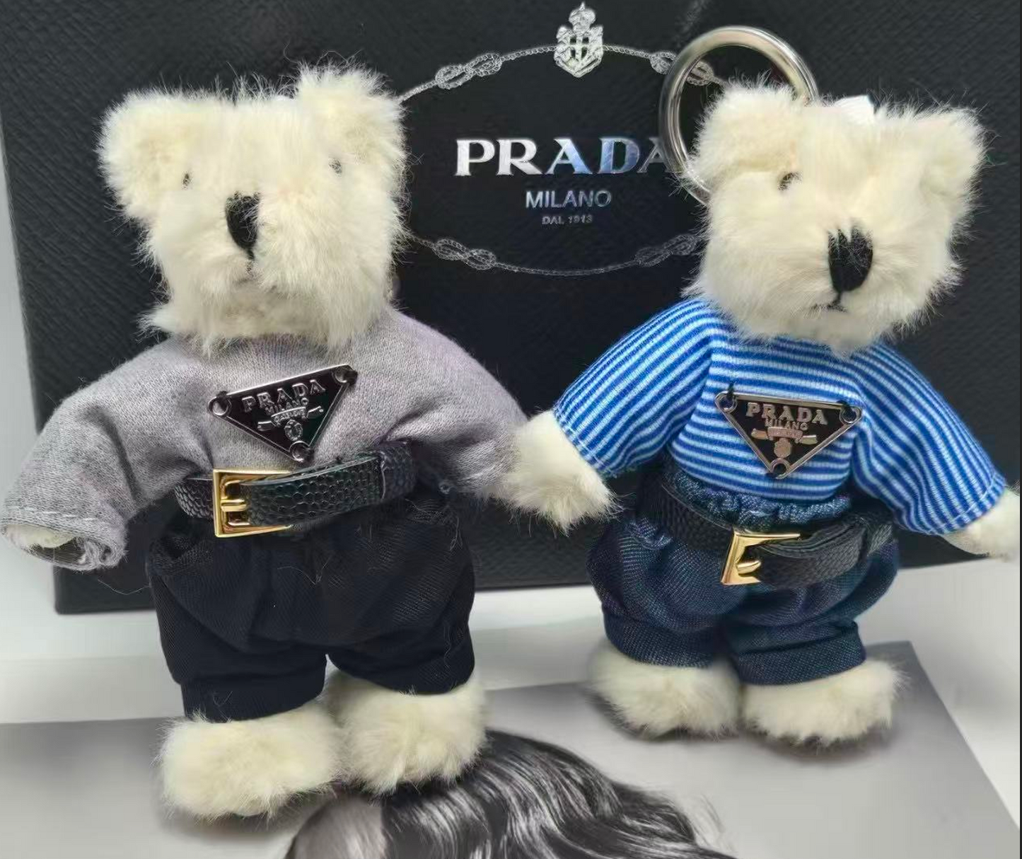 Prada Teddy Bear Bag Charm