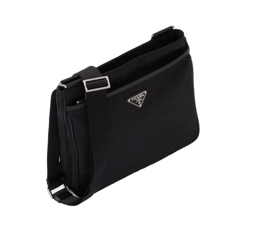 Re-Nylon and Saffiano shoulder bag