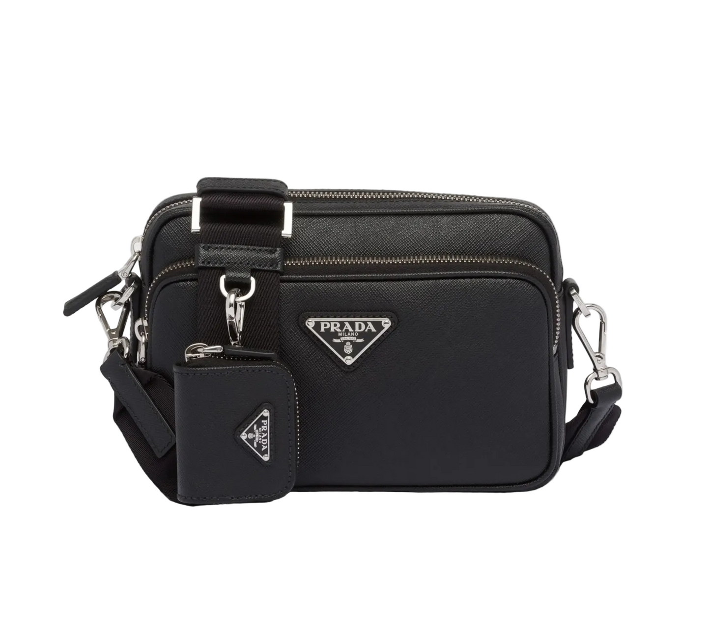 Prada Saffiano Leather Shoulder Bag
