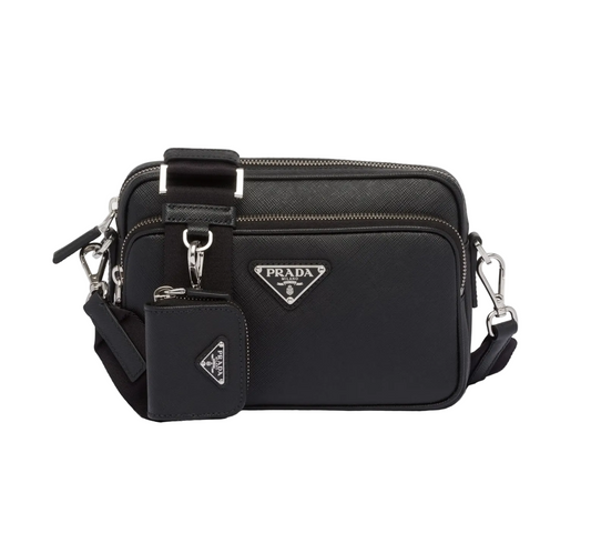 Prada Saffiano Leather Shoulder Bag