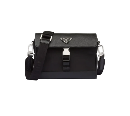 Prada Re-Nylon and Saffiano leather Smartphone Case/Shoulder bag